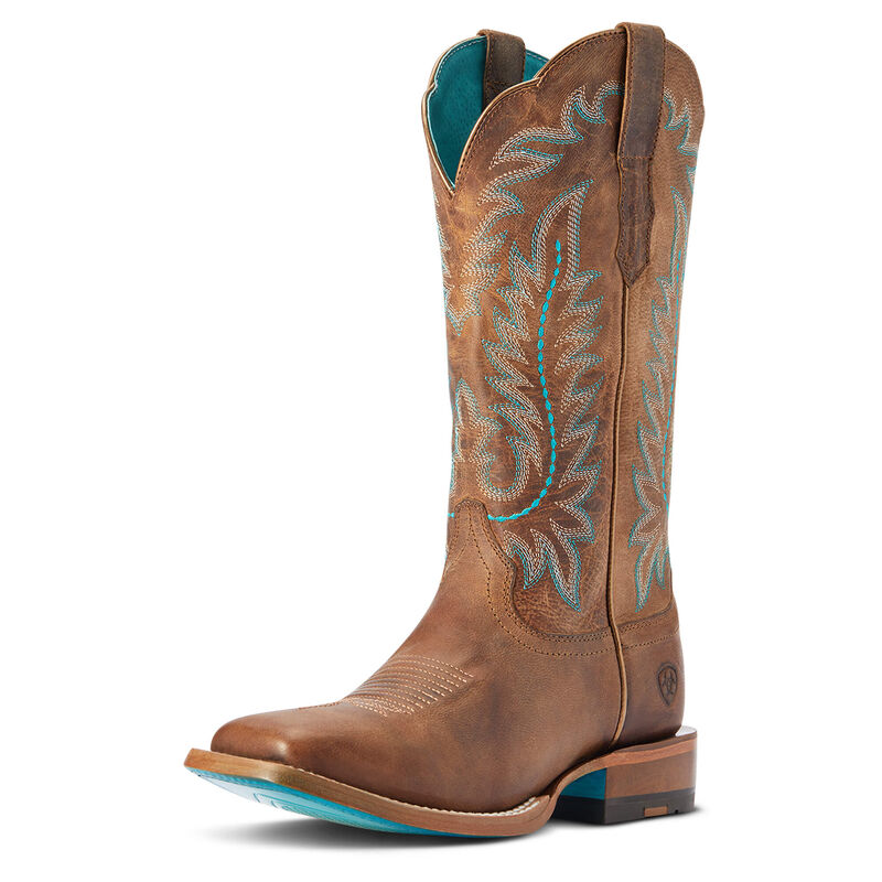 Botas Vaqueras Ariat Frontier Tilly Marrones Mujer - Chile 506-RCXZGJ